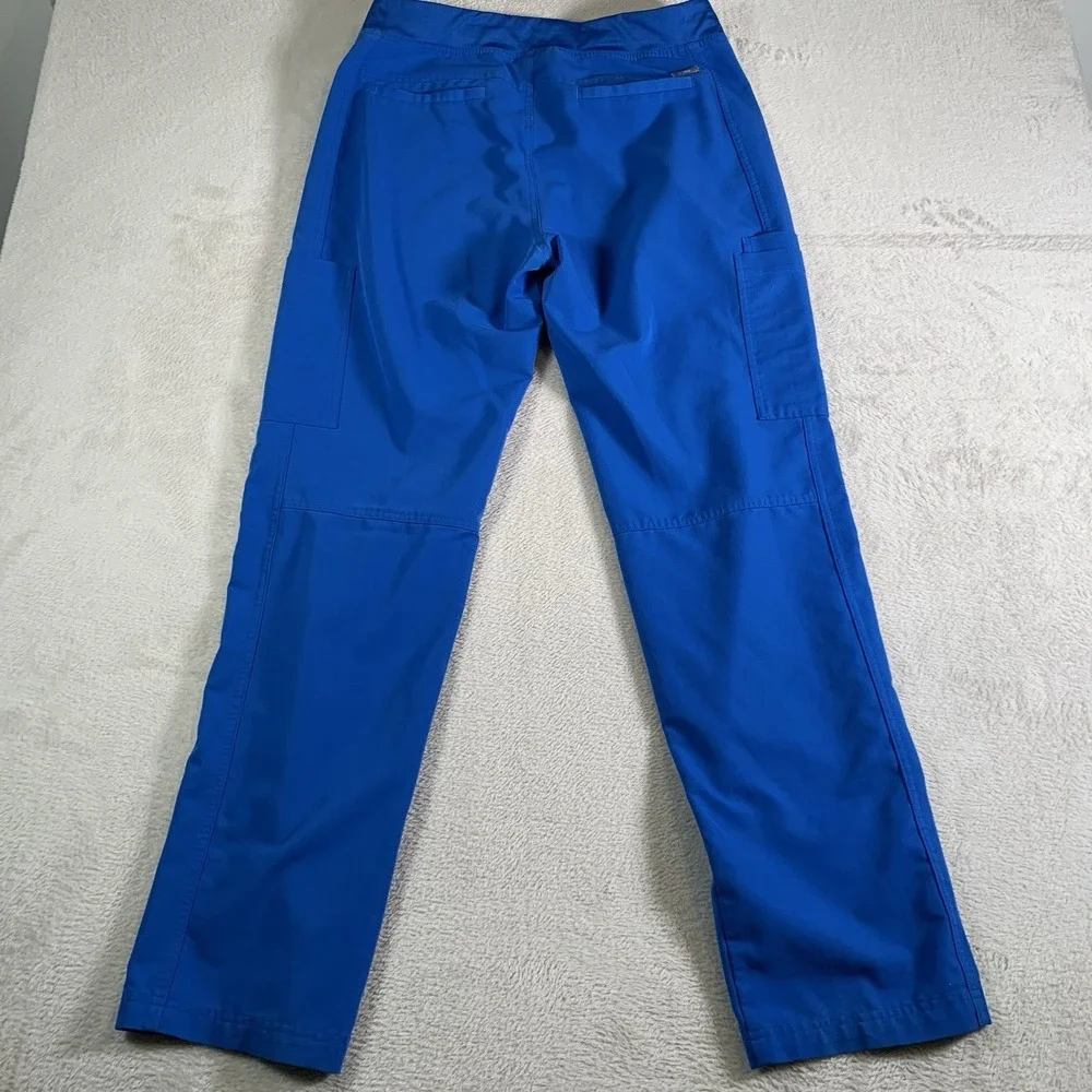 Figs Axim Cargo Scrub‎ Pants Mens Large Technical Collection T2001 Pockets Blue